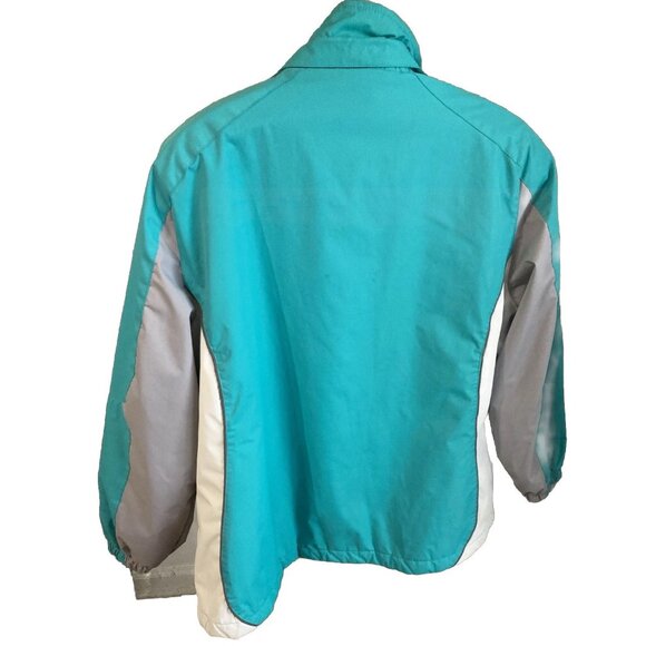 Women’s BELOW ZERO Rain Jacket Size XL Rothschild Full Zip Blue Green Lined - Picture 7 of 13